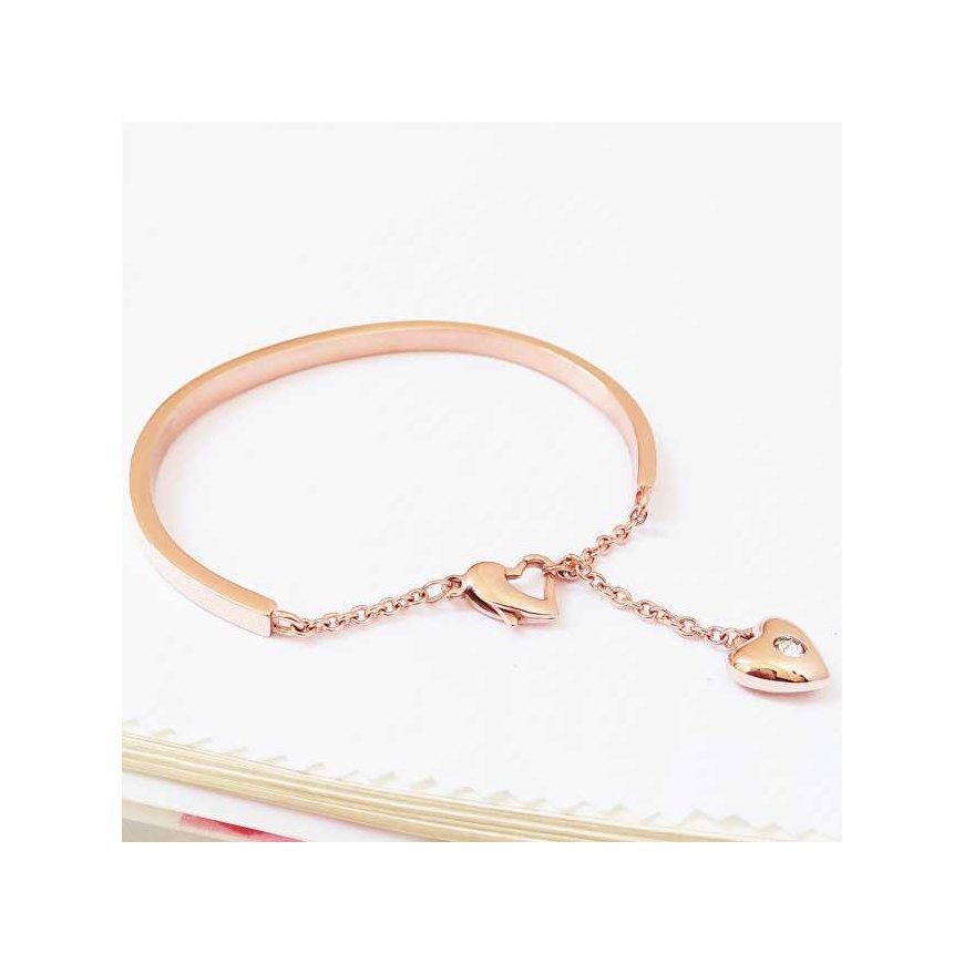 Troli Romantic bronze bracelet with heart KBS-151 – 2