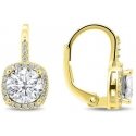Brilio Silver Charming gold-plated earrings with zircons EA122Y Brilio Silver Charming gold-plated earrings with zircons EA122Y