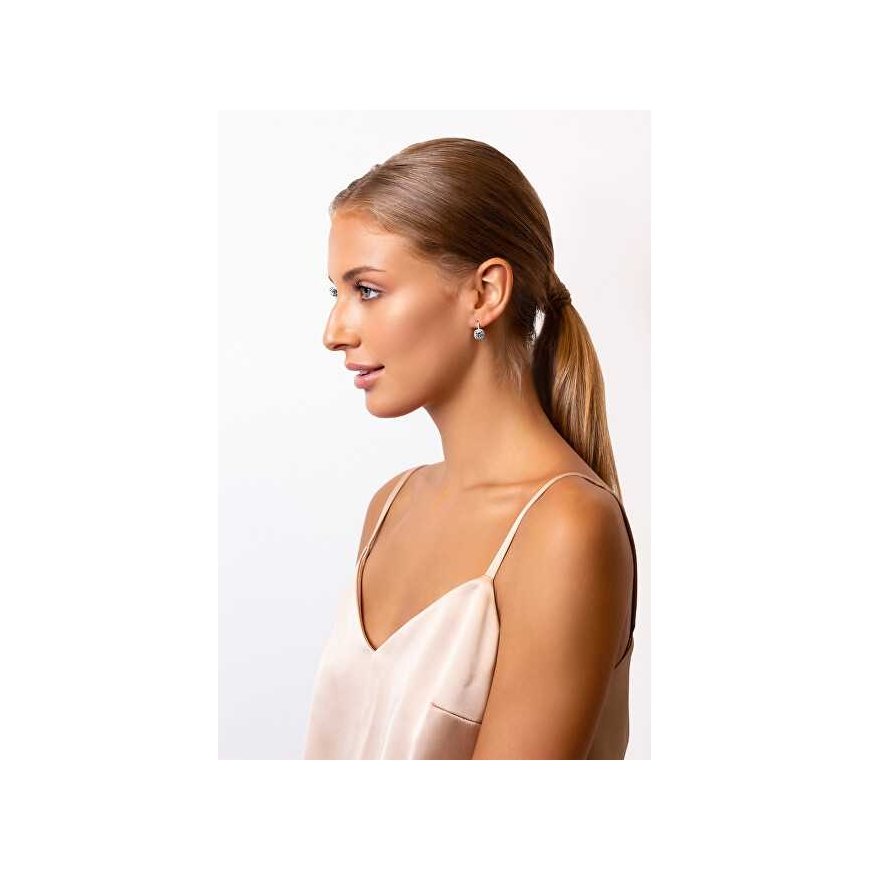 Brilio Silver Charming gold-plated earrings with zircons EA122Y – 4