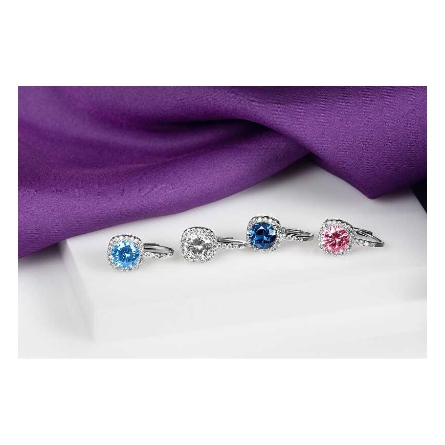 Brilio Silver Charming gold-plated earrings with zircons EA122Y – 5