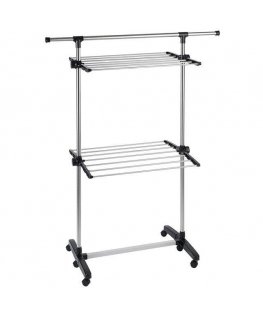 Maximex Steel Stainless steel laundry dryer, 77-120 cm