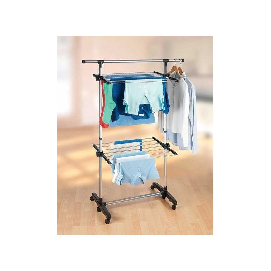 Maximex Steel Stainless steel laundry dryer, 77-120 cm – 2