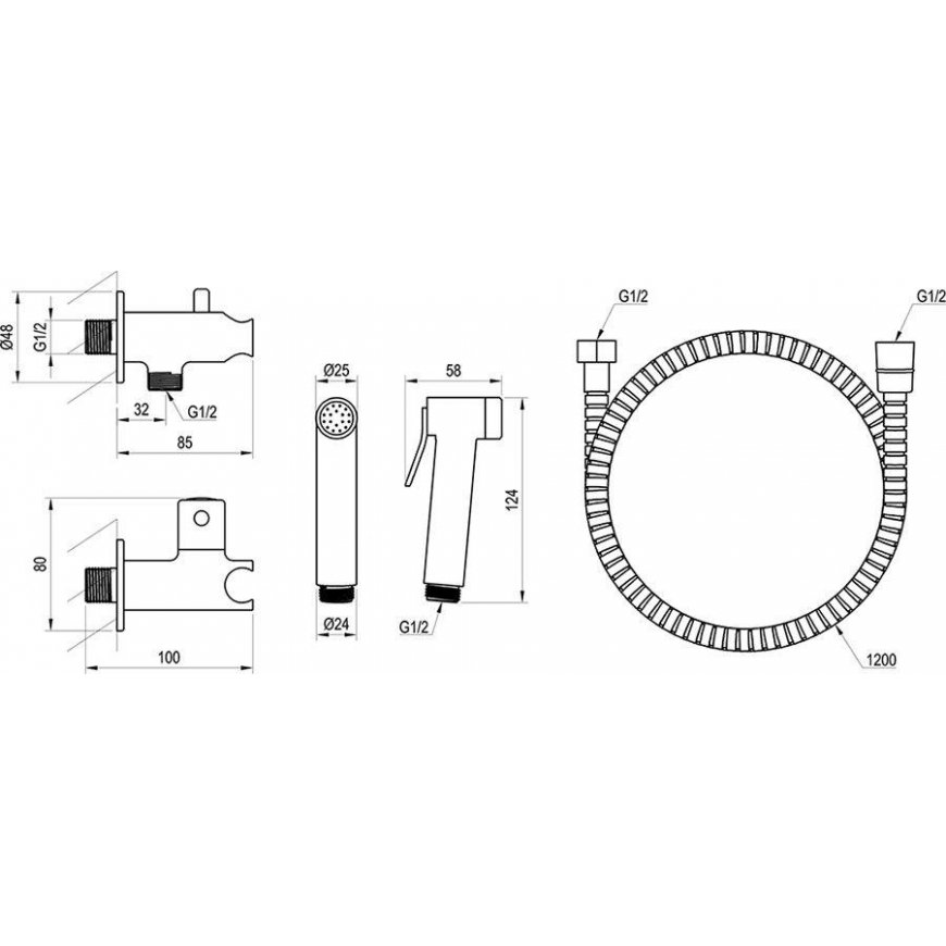 Bidetta set Ravak, BM 040.01 – 2
