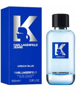 Karl Lagerfeld Jeans Urban Blue EDT eau de toilette unisex, 100 ml