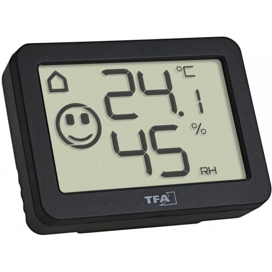 TFA 30.5055.01 - Digital thermometer with hygrometer - juodas