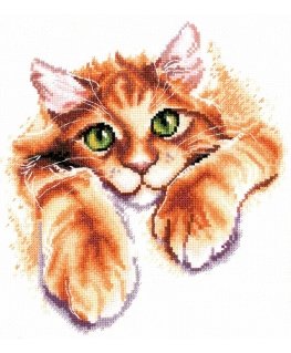 Beldizart Cross stitch kit "Red Happiness" 17x18.5 cm SANR-56