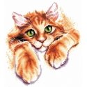 Beldizart Cross stitch kit "Red Happiness" 17x18.5 cm SANR-56 Beldizart Cross stitch kit "Red Happiness" 17x18.5 cm SANR-56