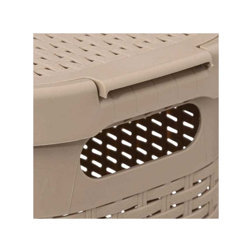 5five Simply Smart Tall Plastic Laundry Basket, 40 L – 2