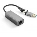 Spacetronik Karta LAN 1 Gigabit adapter USB-C USB 3.0 na RJ45 Spacetronik Karta LAN 1 Gigabit adapter USB-C USB 3.0 na RJ45