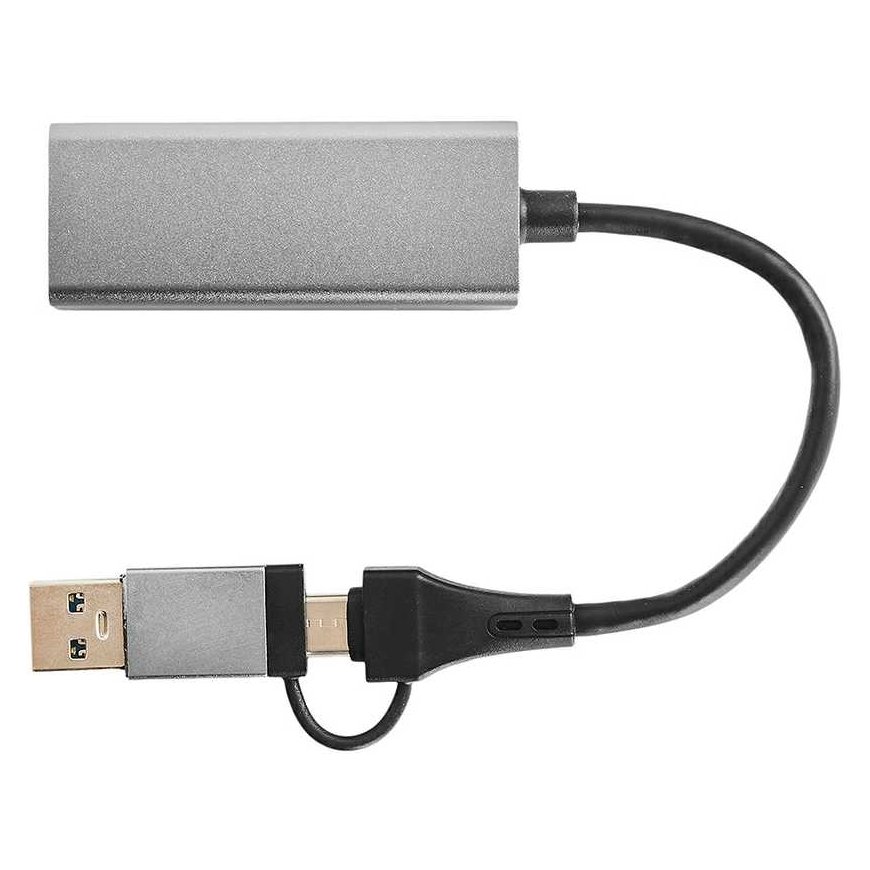 Spacetronik Karta LAN 1 Gigabit -sovitin USB-C USB 3.0 na RJ45 – 4