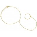 Troli Fine gold plated bracelet with zircons VSB6006G-PET Troli Fine gold plated bracelet with zircons VSB6006G-PET