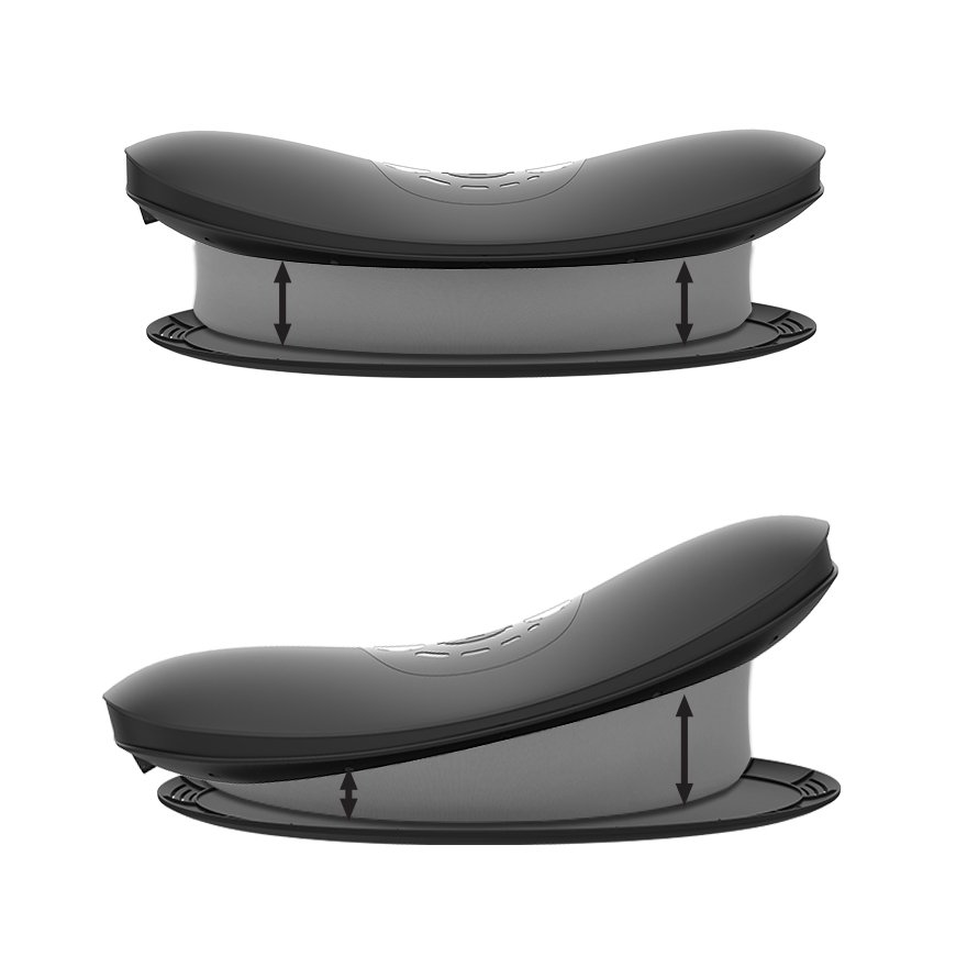 ELEEELS R4 massager Back Black – 3