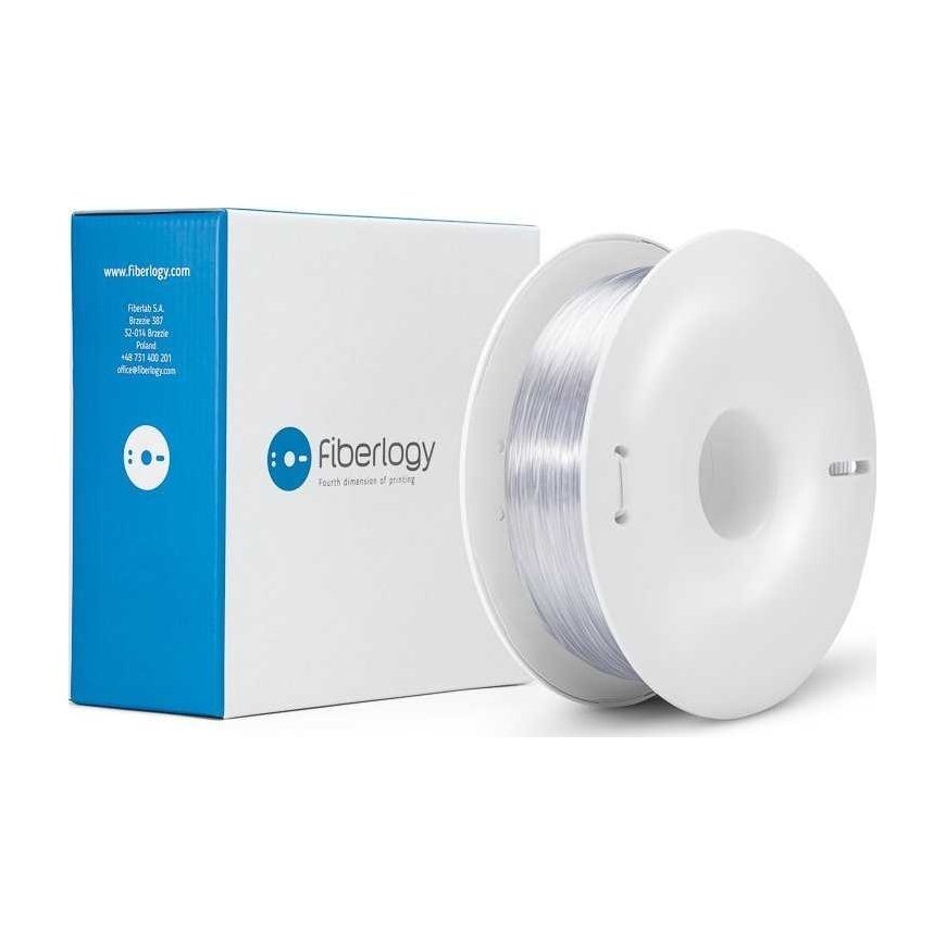 3D plastic Fiberlogy Easy ABS 1.75 mm 0.75 kg – pure transparent – 5