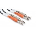 Hosa Technology 2 x TRS/2 x TRS audiokaabel 2 m 2 x 6.35mm 6.35mm TRS Must Hosa Technology 2 x TRS/2 x TRS audiokaabel 2 m 2 x 6.35mm 6.35mm TRS Must