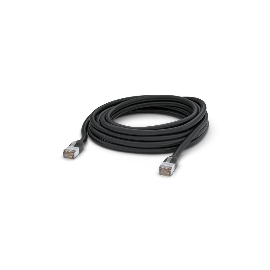 Ubiquiti UACC-CABLE-PATCH-OUTDOOR-8M-BK tinklo kabelis Juoda Cat5e S/UTP (STP) – 2