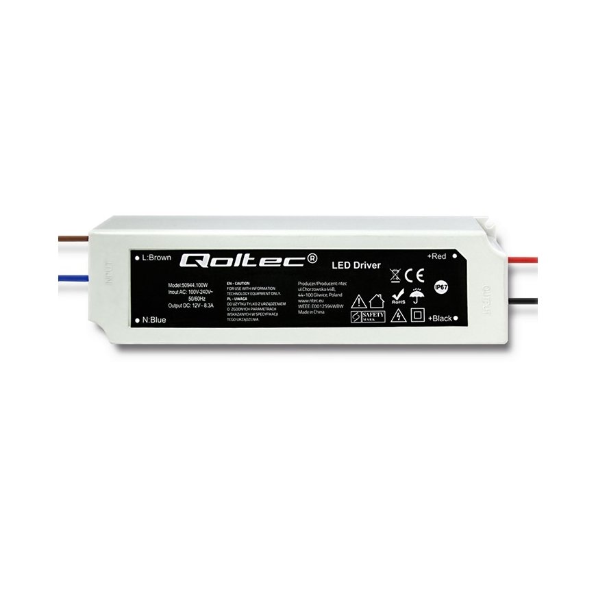 Qoltec 50944 Драйвер для светодиодов