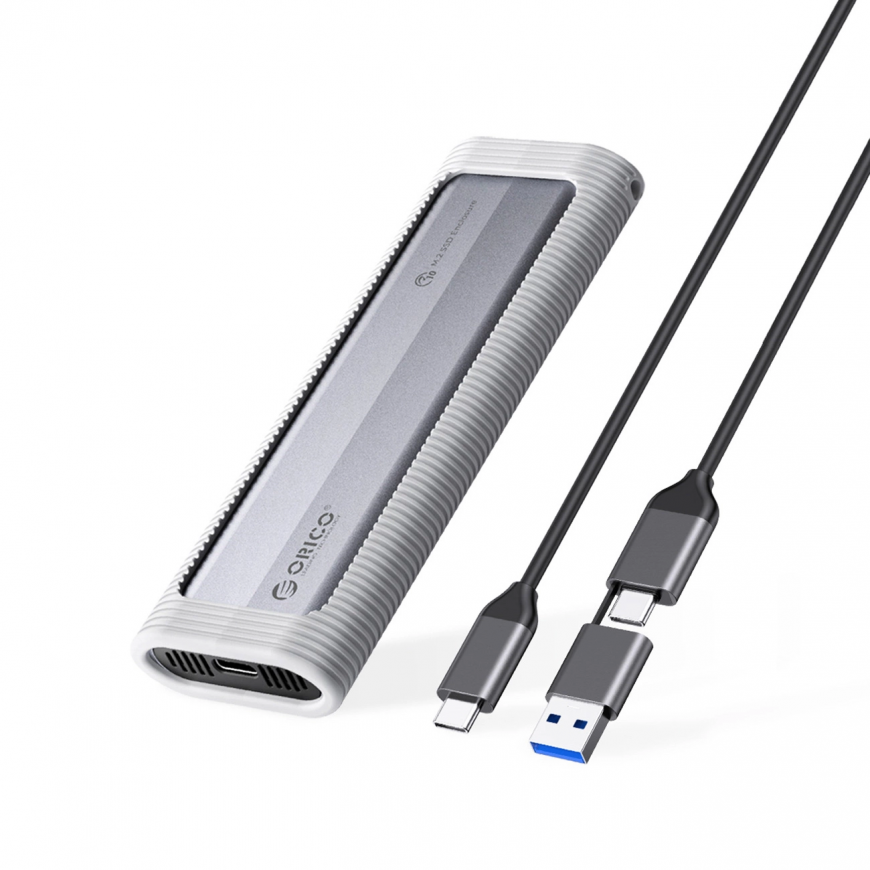 Orico AXM2-G2 M.2 NVME USB-C 10Gb|s Disk Drive - Gray