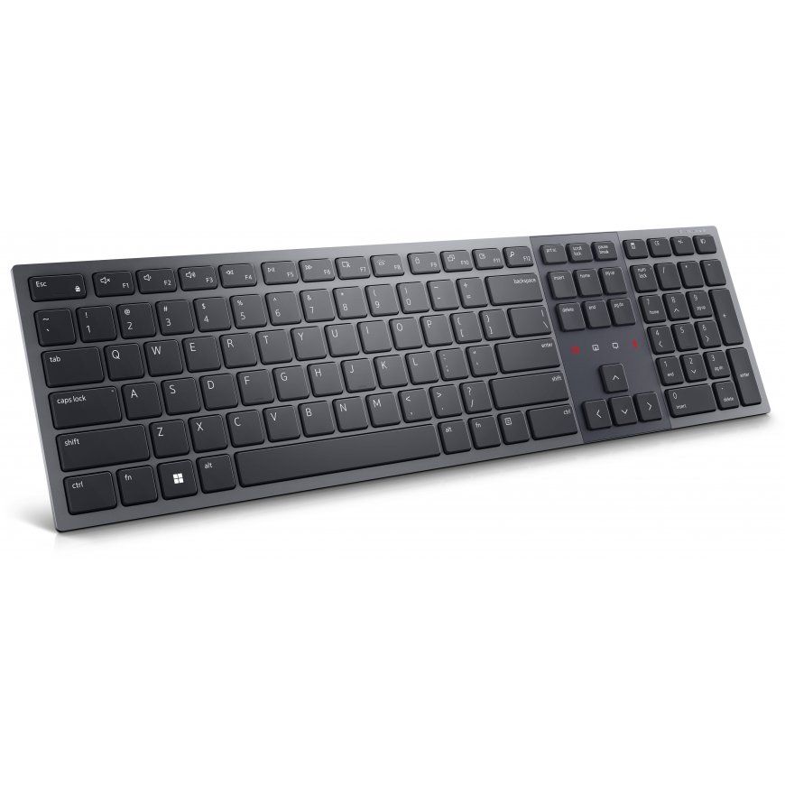 DELL KB900 tastatūra Birojs RF bezvadu sakari + Bluetooth QWERTZ Čehu, Slovāku Grafīts