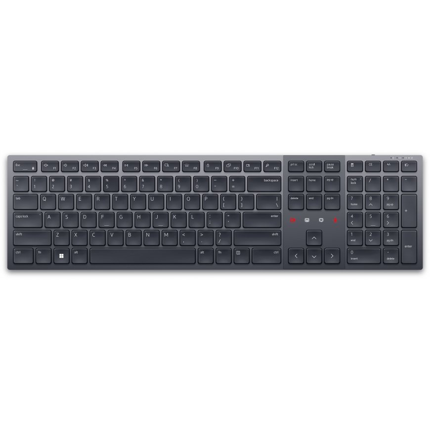 DELL KB900 näppäimistö Office RF Wireless + Bluetooth QWERTZ Tšekki, Slovakia Grafiitti – 2