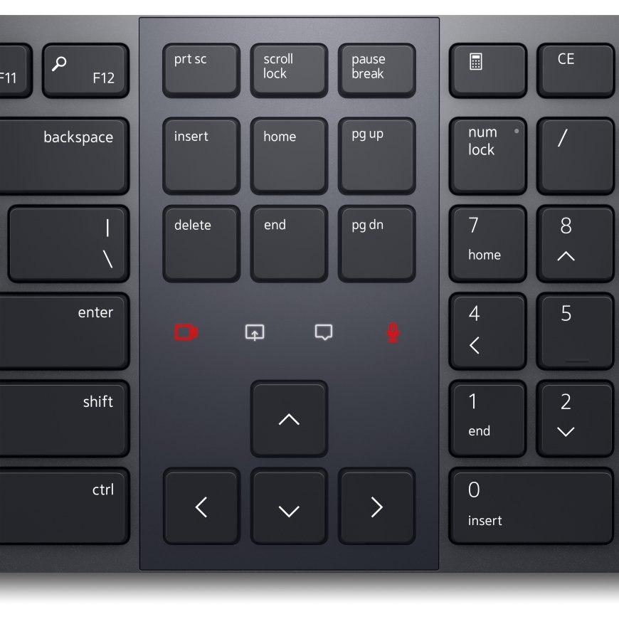 DELL KB900 näppäimistö Office RF Wireless + Bluetooth QWERTZ Tšekki, Slovakia Grafiitti – 5