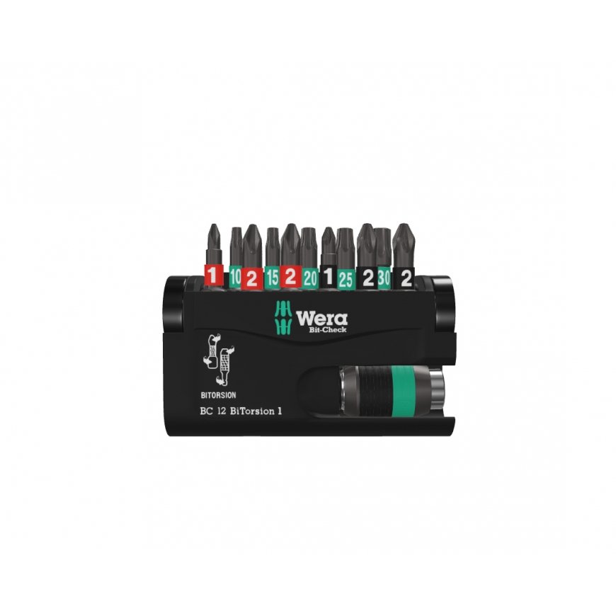 Wera 05057420001 skrūvgrieža uzgalis 12 pcs – 2