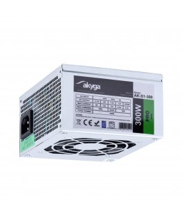 Akyga AK-S1-300 power supply unit 300 W 20+4 pin ATX SFX Silver