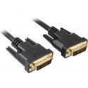 PremiumCord DVI-D (M)/DVI-D (M), 10m DVI kabelis Juoda PremiumCord DVI-D (M)/DVI-D (M), 10m DVI kabelis Juoda