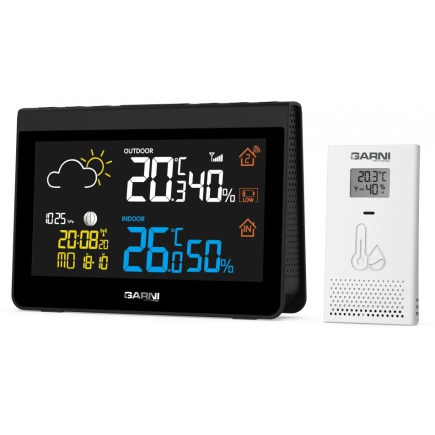 GARNI 612 Precise Juoda, Balta LCD DC / akumuliatorius – 3