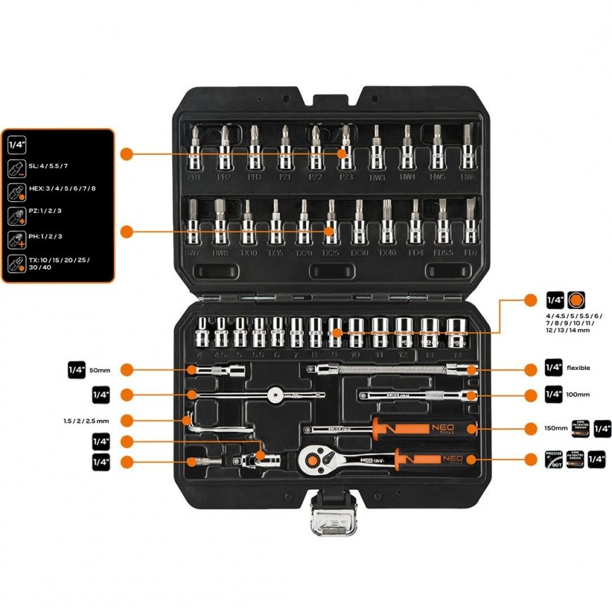 NEO tools 10-004 socket/socket set – 4