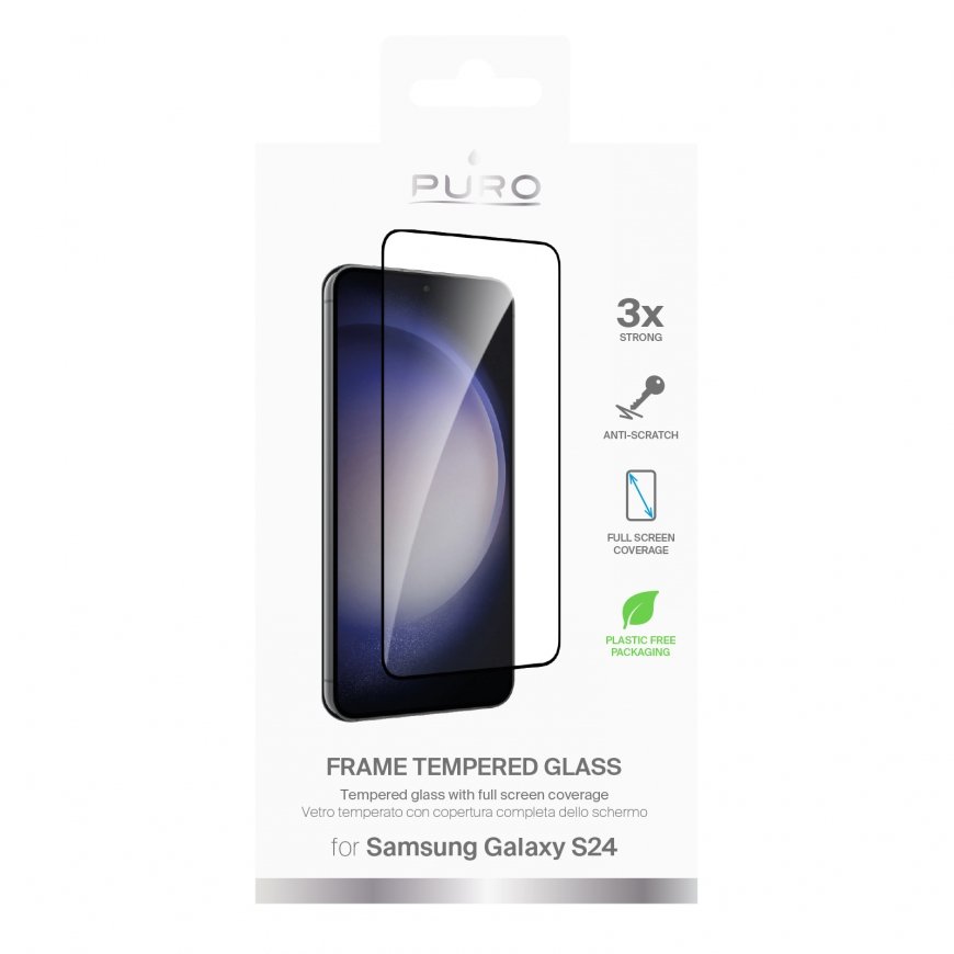 PURO PUSDGFRS24SGBLK mobile phone screen/back protector Clear screen protector Samsung 1 pc(s) – 2