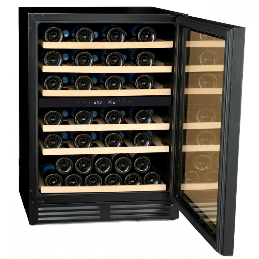 Guzzanti GZ 51BD Compressor wine cooler Freestanding Black 46 bottle(s) – 2