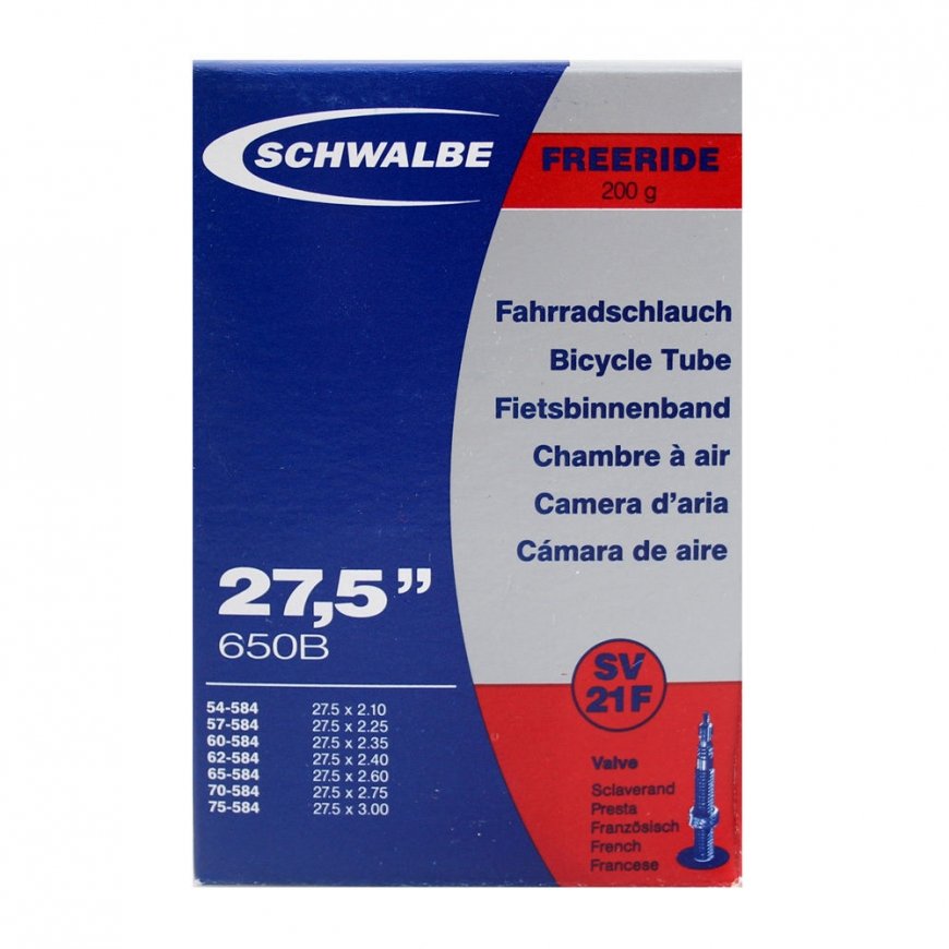 Schwalbe 10400073 velosipēda riepas kamera Presta