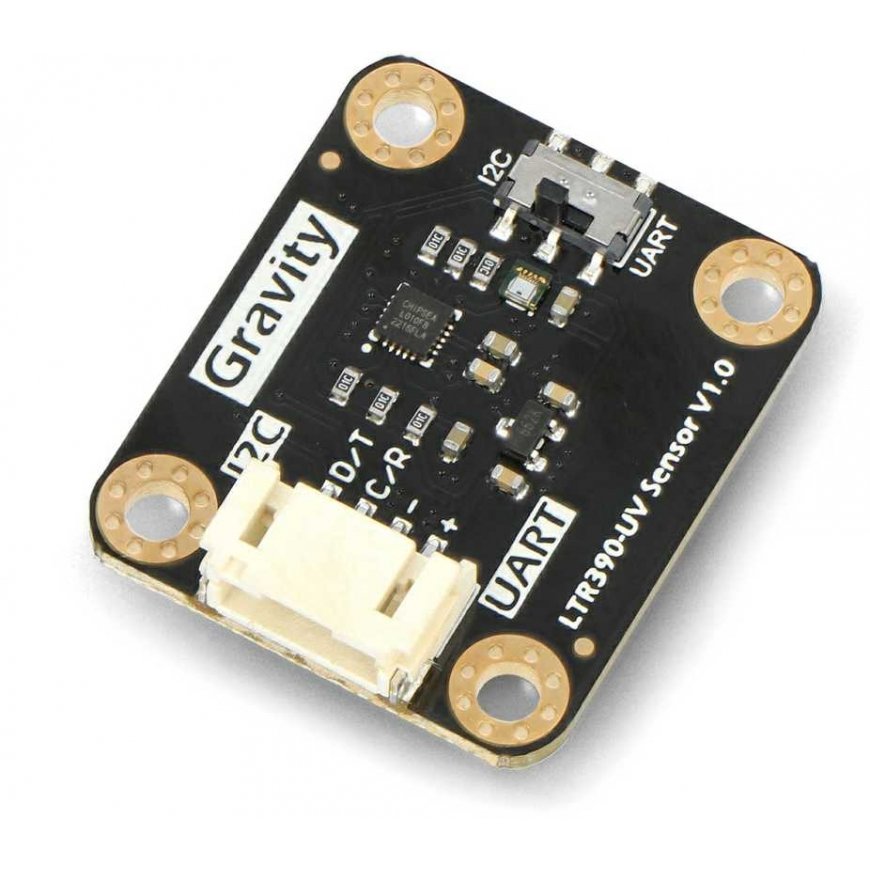 Gravity - UV Ultraviolet Light Sensor - LTR390-UV-01 - I2C/UART - DFRobot SEN0540