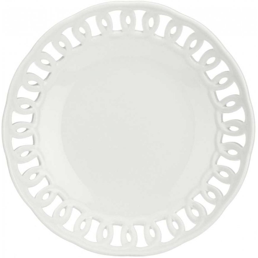 Misa LA PORCELLANA BIANCA FIRENZE Carved round bowl 16 cm – 2