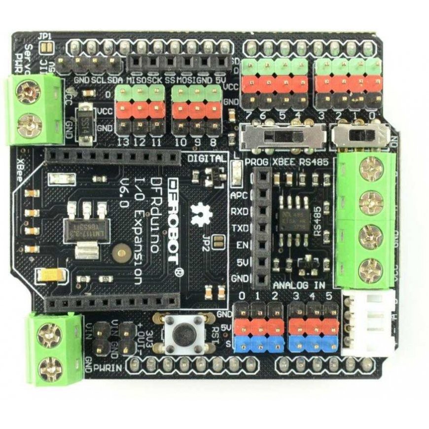 DFRobot Gravity RS485 IO išplėtimo priedėlis, skirtas Arduino – 2