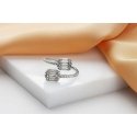 Brilio Silver Silver sparkling ring with clear zircons RI078W Brilio Silver Silver sparkling ring with clear zircons RI078W