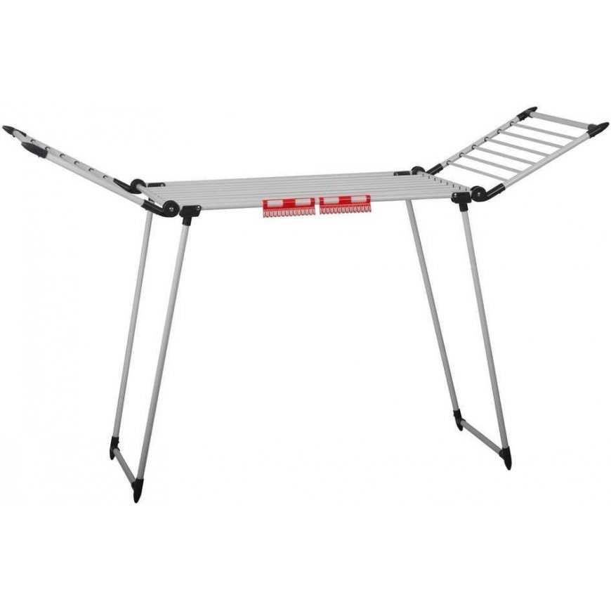 Massido Debora folding standing clothes dryer, white, 19 meters – 3