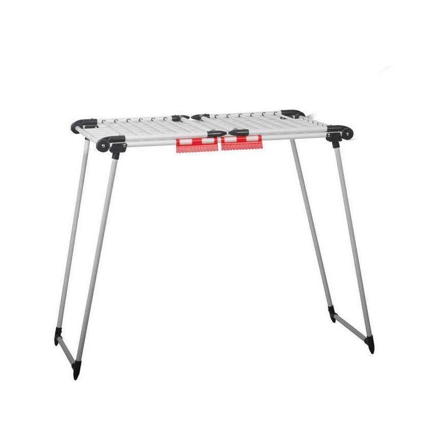 Massido Debora folding standing clothes dryer, white, 19 meters – 4
