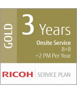 Ricoh 3 Year Gold Service Plan (Mid-Vol Production) 3 vuosi/vuosia