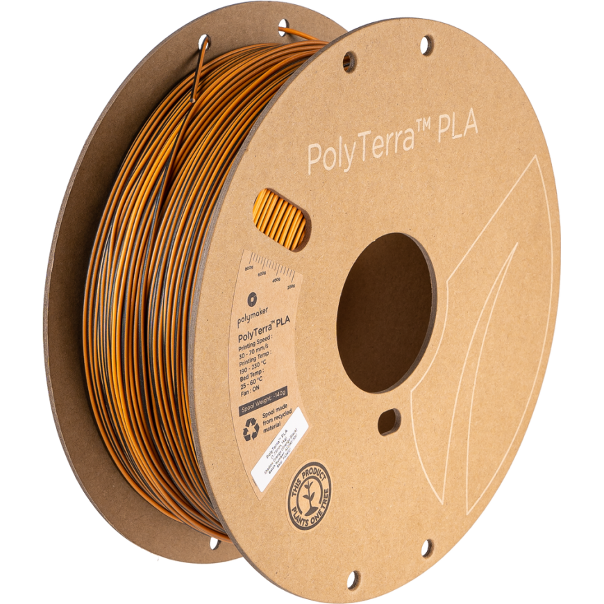 Polymaker Polyterra PLA Dual Color - 1.75mm - 1kg - Flamingo (rožinis-raudonas) – 3