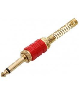 Blow Plug AUX 6.3 mono gold HQ - 10pcs