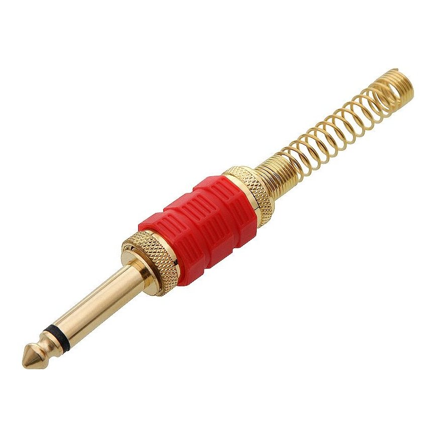 Blow Plug AUX 6.3 mono gold HQ - 10pcs – 2