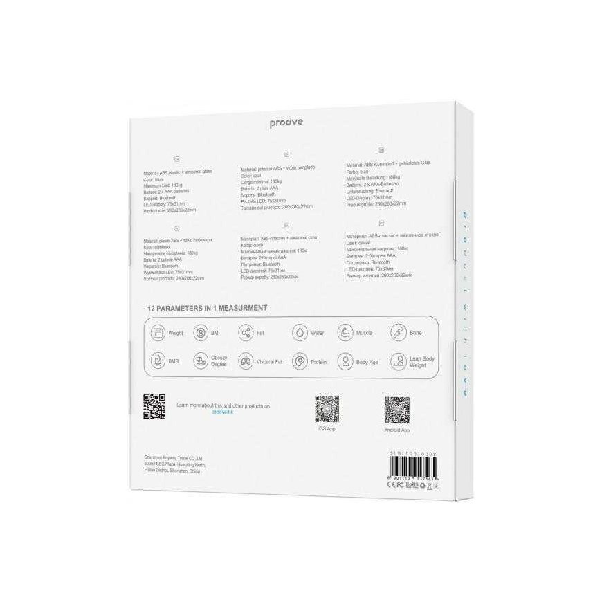 Proove Scales smart scales Balance Lite Bluetooth blue – 4