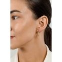 Brilio Silver Decent silver oval earrings with clear zircons EA661W Brilio Silver Decent silver oval earrings with clear zircons EA661W