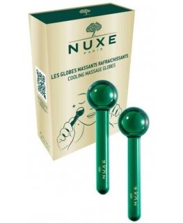 Nuxe, Ice Globes, Green, Cooling, Face Massage Globe