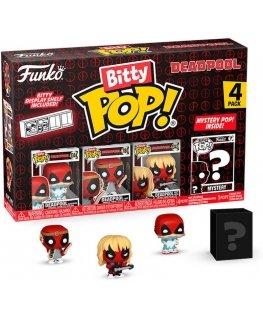 Funko Blister 4 figures Bitty POP Marvel Deadpool Sleepover