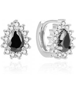Beneto Charming silver earrings with zircons AGUC2434L