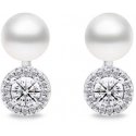 Brilio Silver Elegant pearl earrings with zircons EA611W Brilio Silver Elegant pearl earrings with zircons EA611W