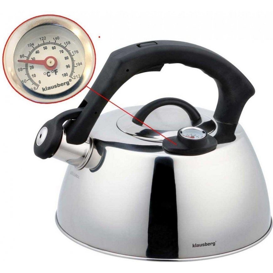 KETTLE WITH THERMOMETER KLAUSBERG 3L KB-7370