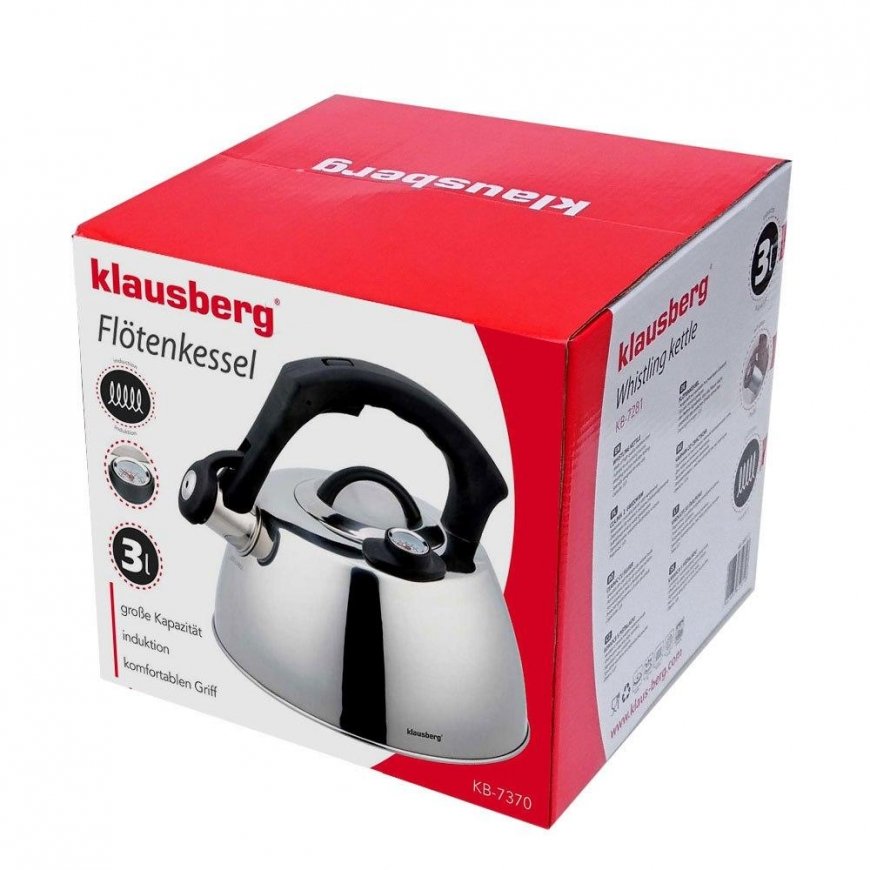 KETTLE WITH THERMOMETER KLAUSBERG 3L KB-7370 – 3